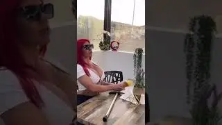 blind women eating ice cream  prank