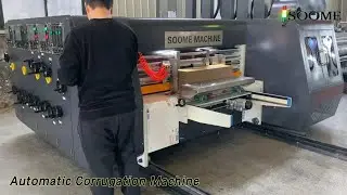 Автоматическая гофромашина Express Box с флексографской печатью и высечкой