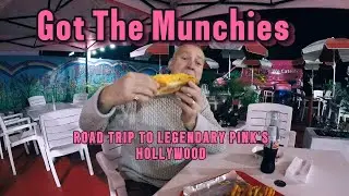 We ate at the legendary Pinks hot dog stand in Hollywood, which is often visited by celebrities.