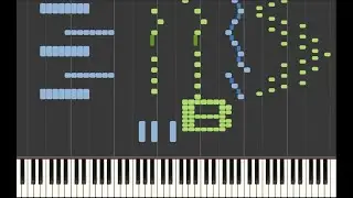 Rush B/Flight of the Bumblebee (live performance piano duet synthesia)
