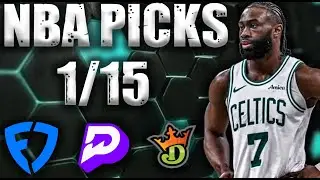 NBA Player Prop Picks+College Basketball Game Lines January 15th 