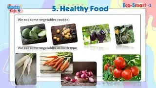Healthy Food | Eco smart class-1 lesson -5| EVS Class- 1 | Genius Kidz