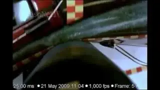 Ford Mustang Convertible | 2010 | Side Pole Crash Test | NHTSA | CrashNet1