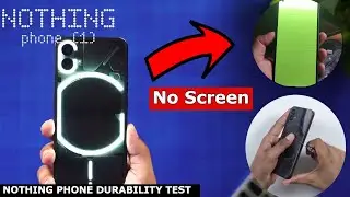 NOTHING PHONE durability test Water and bend ||Screen failed  after 5 min....