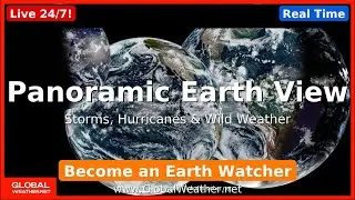 🌍 Planet Cam 24/7: Watch Earth Live &mdash; Hurricanes, Storms & Extreme Weather | ID:P2