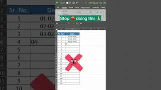 How to generate serial numbers and Dates in Excel in easiest way 🤯 #spreadsheetmagic #excel #shorts