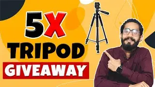 5X Tripod Giveaway 🔥