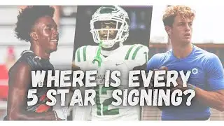 College Football Recruiting: Where EVERY FIVE STAR RECRUIT signed in Class of 2022!