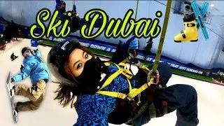 Ski Dubai snow park | Snow in desert | Snow rides & Ski | Hubby's Birthday vlog Part 1.