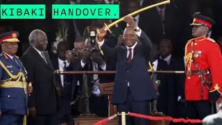 Kibaki handing over