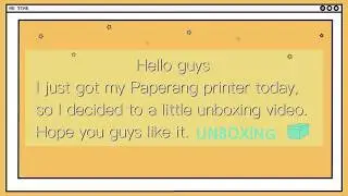 ✨✨🌸 Unboxing my Paperang printer 🌸✨✨2020