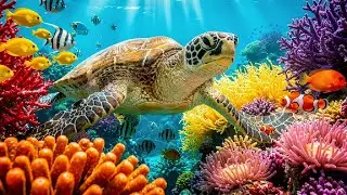 1️⃣ 3 Hours Underwater Aquarium 🐠 | Relaxing Bubble Water Sounds (No Music) for Deep Sleep