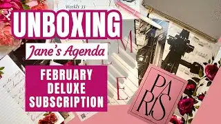 Unboxing and LOTS of TIPS for NEW SUBSCRIBERS | Jane's Agenda Deluxe Subscription