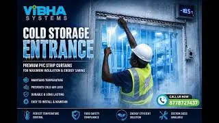 PVC Strip curtain for Cold Storage Doors - Manufacture & Installer in India - VIBHA SYSTEMS