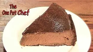 Classic Baked Chocolate Cheesecake | One Pot Chef