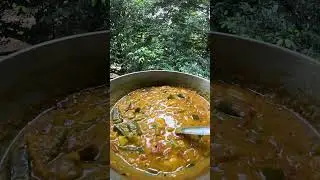 Sambar | Vegetarian Curry | Spicy South Indian Vegetable Feast 🌿| Kerala | #food #shorts
