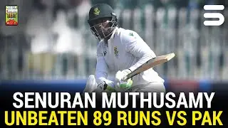 Senuran Muthusamy Shows His Class | Pakistan vs South Africa | 2nd Test Day 3 | PCB | M3U1K