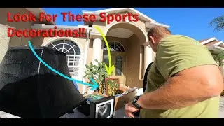 We Bought All This for $50!? Always Look For These Sports Decorations! - Yard Sale Pickers