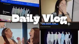 BTS Ticket Buying Day!!!(Can You Feel The Stress?)