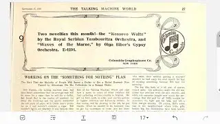 Waves of the Marne 1919 78 RPM Record