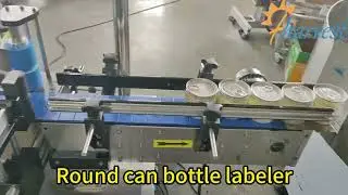How to Use Can Body Labeling Machine, Sticker Labeling Machine for Round Bottle
