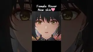 Female Rover New Skin in wuwa New Update | Wuthering Waves #wutheringwaves #roveredit #wuwacreator
