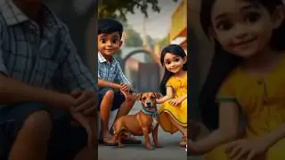 Rajesh Neha and Lucky cute love story #love #lovestatus #cartoon #ai