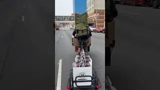 Delivering $1200 worth of food on a Cargo Bike