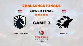 Team Liquid ID vs Onic ID Game 3 | Snapdragon Mobile Challenge Final | Lower Final