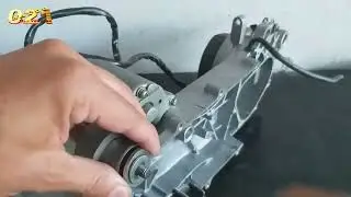 Como colocar bucha coxin do motor dafra smart, dafra laser e outros scooter