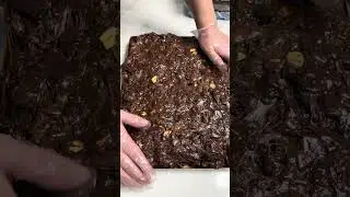 Homemade Nougat Candy with Marshmallows and Nuts | Easy Nougat Recipe #shorts #recipe #candy