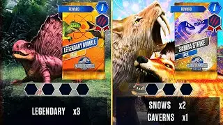 SAMBA STRIKE PACK INDORAPTOR GEN 2 BATTLE | JURASSIC WORLD THE GAME