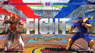 Street fighter 6 🔥 Nemo (Akuma) Vs Spacemom (M.Bison) 🔥SF6 High Level Match's!