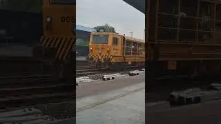 Plasser & Theurer DGS 62-PL track stabilizing machine, Dynamic Track Stabilizer (DTS) #dts #railways