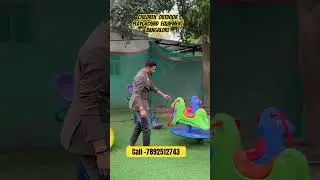 Outdoor playground equipment in Bangalore | Safe slides, swings & play sets for schools #play