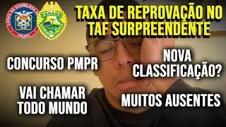 Resultado do TAF do concurso PMPR &eacute; assustador!!!