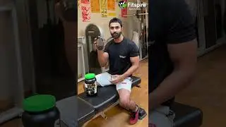 Ashmit Patel Tries Fitspire&rsquo;s Gold Advanced Whey Protein