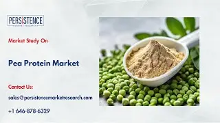 Pea Protein Market Rising Demand in Food and Beverage Applications
