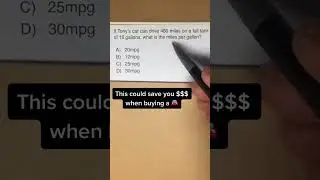 This Simple Math Trick Will Save You THOUSANDS on Your Next Car! #mathexam