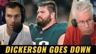 Dave Zangaro On Landon Dickerson's Injury And The Battle For CB2... | Kincade and Salciunas