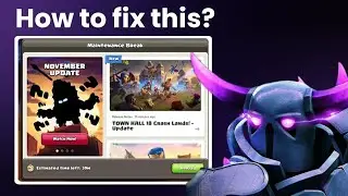 clash of clans Maintenance break problem, how to solve💡