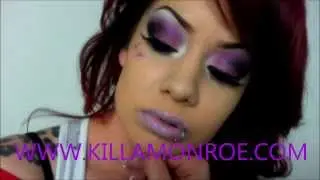 Violet Smokey Eye Makeup