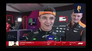 Lando norris post race interview F1 Australian grand prix 2024