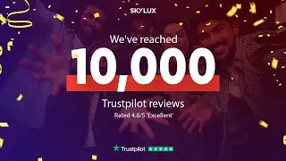SkyLux Travel reaches 10,000 reviews on Trustpilot