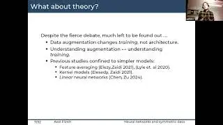 1W-MINDS, Sept. 11, 2025:  Axel Flinth (Ume&aring; University), Do neural networks learn symmetries in ...