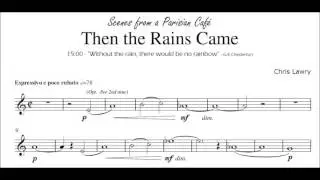Then the Rains Came (Chris Lawry) Bb Clarinet & Piano [from Scenes from a Parisian Cafe]