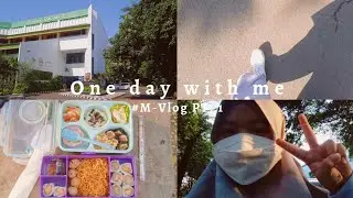 One day with me | M-Vlog | Visiting school🎒📚, eat sushi 🍱, having a little picnic with bestie✨