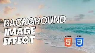 Background Image Effect | How to make Image Fixed in HTML and CSS