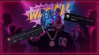 THEY SAID IT WAS AI 🤖🐯 | OG Comedy Rap Anthem (Official Lyric Video)