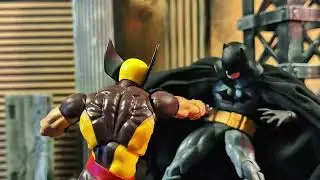 Batman vs Wolverine | Epic Stop Motion Action Figure Fight (Marvel vs DC) #stopmotion